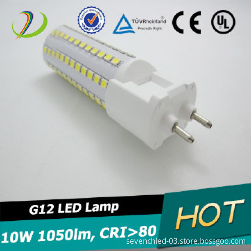 SMD G12 LED CRI>80 1100lm G12 LED Lamp AC 85-265v G12 led bulb